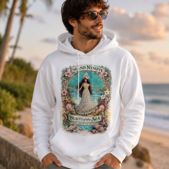 Sudadera Arte de fantasía oceánica espiritual tropical Isla (Subido por el creador)