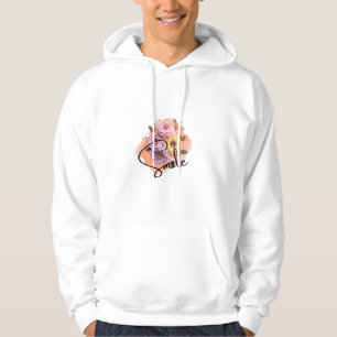 Sudadera Arte de Flores de Ganchillo Sonriente Floral