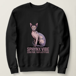 Sudadera Arte de Gato Sphynx bajo la luz del sol