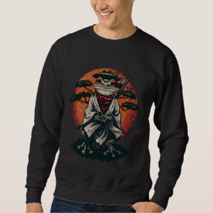 Sudadera Arte de guerrero japonés Ninja Frog Samur