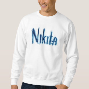 Sudadera Arte de guión personalizado estético "Nikita" - Cu