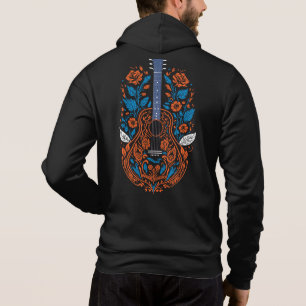 Sudadera Arte de guitarra de campo