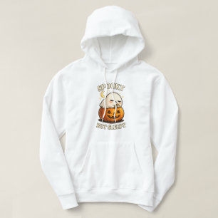 Sudadera Arte de Halloween de calabaza fantasma lindo pero