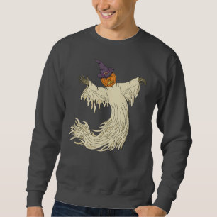 Sudadera Arte de Halloween del Fantasma con Cabeza de Calab