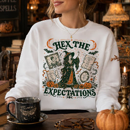 Sudadera Arte de Halloween para brujas feministas que lanza
