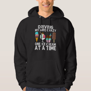 Sudadera Arte de helado genial para hombres Papá cono de ge