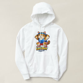 Sudadera Arte de humor de gato de gimnasio: estilo de entre