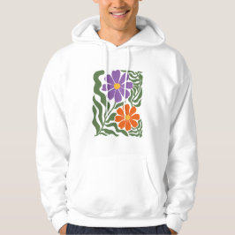 Sudadera Arte de ilustración floral