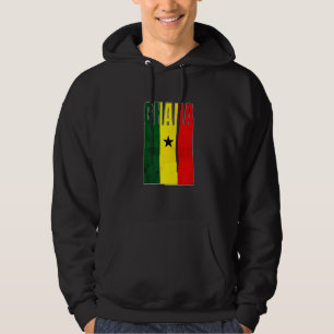 Sudadera Arte de la bandera de Ghana País africano Retro Vi