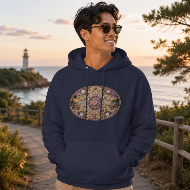 Sudadera Arte de la Diosa Oceánica Nautilus Espiritual (Subido por el creador)