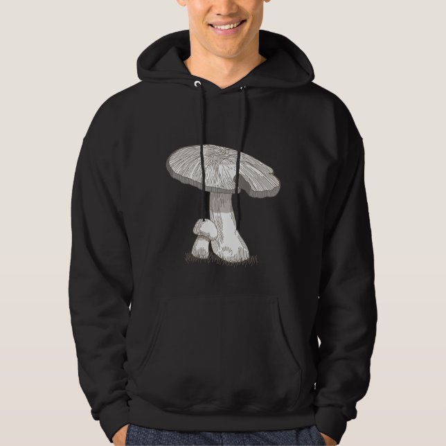 Sudadera Arte de la naturaleza de los hongos de seta del (Anverso)