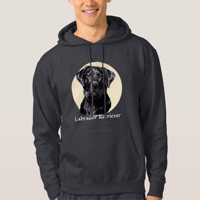 Sudadera Arte de Labrador Recuperador (Anverso)