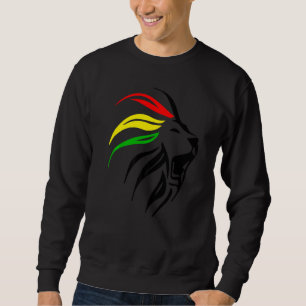 Sudadera Arte De León De Reggae Rasta Para Rastafari