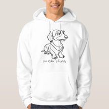 Arte de línea de Dachshund - Estilo de vida Low Ri