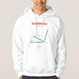Sudadera Arte de línea minimalista retro de Newmarket Racec