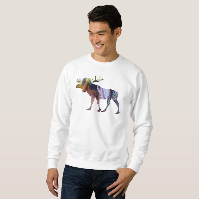 Sudadera Arte de los alces (Anverso completo)
