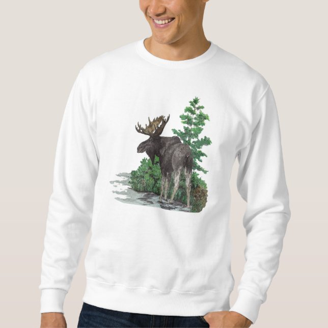 Sudadera Arte de los alces de Bull (Anverso)