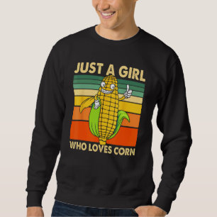 Sudadera Arte de maíz lindo para mujeres niñas kernel mazor