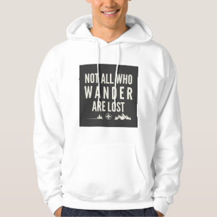 Sudadera Arte de montaña No todos los que vagan están perdi