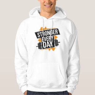Sudadera Arte de motivación para el progreso del fitness dí