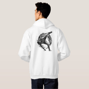 Sudadera Arte de movimiento monocromo de estilo urbano