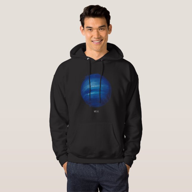 Sudadera Arte de Neptune Planet - Ilustracion espacial cósm (Anverso completo)