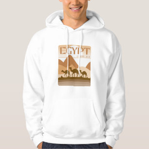 Sudadera Arte de paisaje minimalista del desierto animal Eg