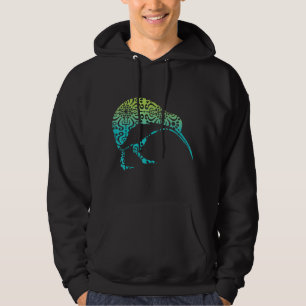 Sudadera Arte de pájaro neozelandés de origen maorí kiwi 