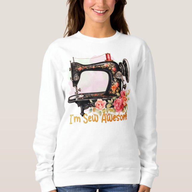 Sudadera arte de palabras asombroso (Anverso)