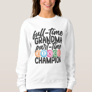 Sudadera Arte de palabras de Abuela Bingo Lindo