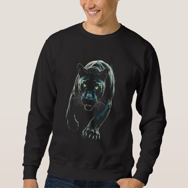 Sudadera Arte de Pantera Negra (Anverso)