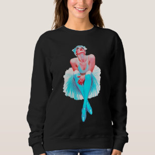 Sudadera Arte de pared de bailarina elegante – Danza de bal