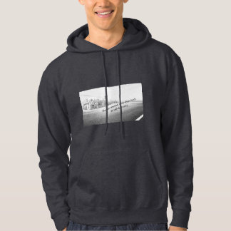 Sudadera Arte de pared inspirador minimalista en blanco y n