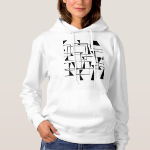 Sudadera Arte de patrones geométricos modernos, urbanos, au