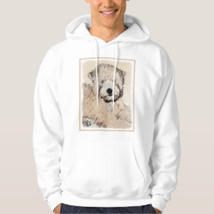 Sudadera Arte de perros adornado con pintura de porcino de