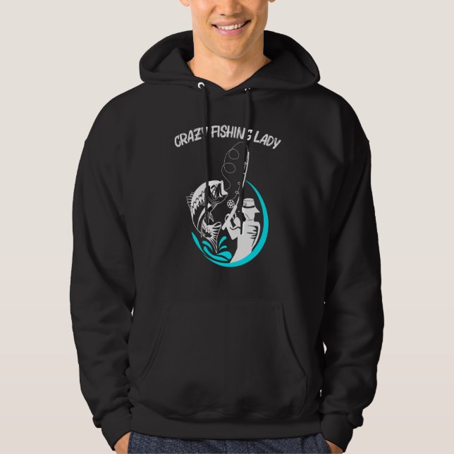 Sudadera Arte De Pesca De Guay Para Mujeres Pescadoras Pesc (Anverso)