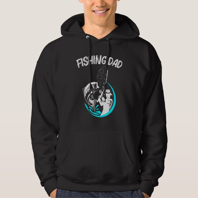 Sudadera Arte De Pesca Guay Para Hombres Pescadores Fish Ho (Anverso)