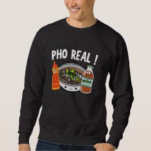 Sudadera Arte de Pho Cool Para Hombres Mujeres Sopa de Fide