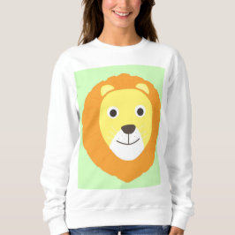 Sudadera arte de pintura de león