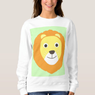 Sudadera arte de pintura de león