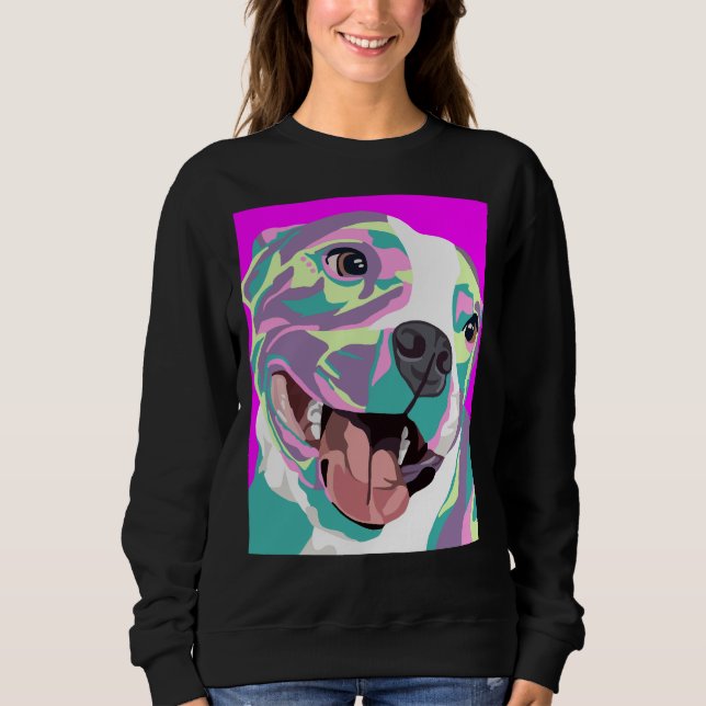 Sudadera Arte de Pitbull (Anverso)