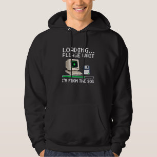 Sudadera Arte de píxeles de pantalla de carga retro de los 