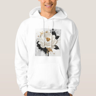 Sudadera Arte de Rosa minimalista elegante moderno