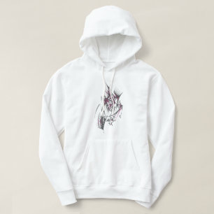 Sudadera Arte de Tatuaje Tribal Abstracto Colorido Eléctric
