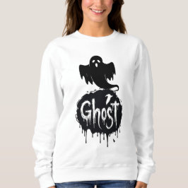 Sudadera Arte de texto que gotea - Horror oscuro