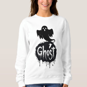 Sudadera Arte de texto que gotea - Horror oscuro