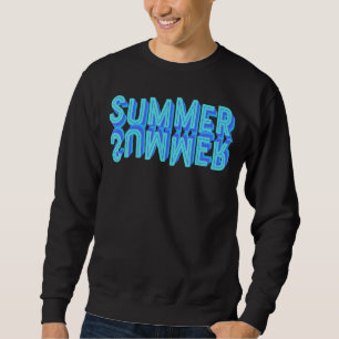 Sudadera Arte de tipografía de verano
