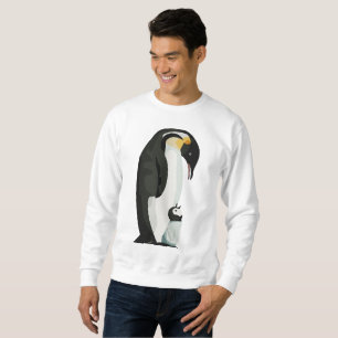 Sudadera Arte de unión entre padres y crías de pingüino