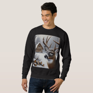 Sudadera Arte de venado/buck de invierno