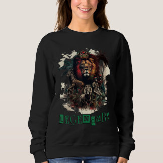 Sudadera Arte digital legado legendario del león GRÁFICO